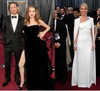 Le match improbable : la robe noire d’Angelina Jolie VS la robe blanche de Gwyneth Paltrow