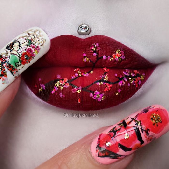 Cette make-up artiste transforme ses lèvres en véritables oeuvres d'art | #3