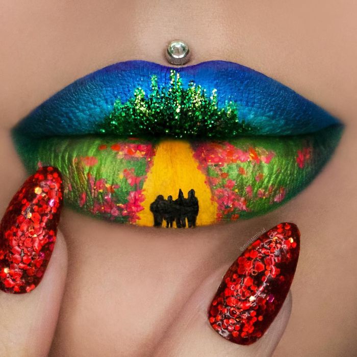 Cette make-up artiste transforme ses lèvres en véritables oeuvres d'art | #10