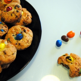 Ma recette extra simple de cookies aux M&M's