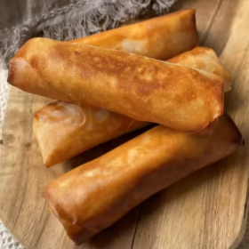 La recette des bricks au poivron, poulet et fromage rapide