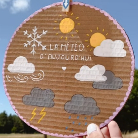 DIY : voici comment réaliser une jolie roue météo avec vos enfants