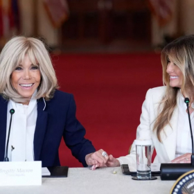 « Bravo pour ce que tu fais » : ce moment entre Brigitte Macron et Melania Trump qui a marqué la Maison-Blanche