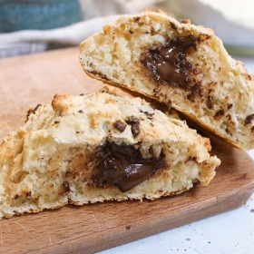 La recette des petits pains express coeur coulant au chocolat