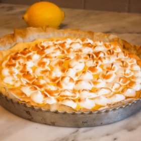 Ma tarte au citron meringuée légère