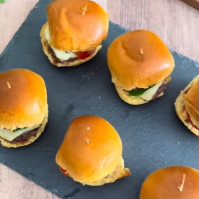 La recette des mini burgers apéritif maison facile