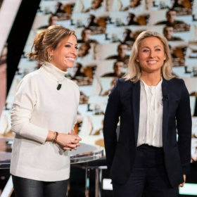 « Prends ta glacière, Léa » : Anne-Sophie Lapix taquine Léa Salamé
