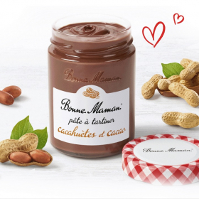 Bonne Maman sort sa nouvelle pâte à tartiner Cacahuètes et cacao, un duo irrésistible