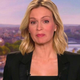 "L'homme que j'aime éperdument" : Audrey Crespo-Mara émue aux larmes pour son dernier JT sur TF1