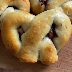 La recette de bretzels facile à la pate à tartiner