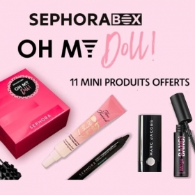 Sephora vient de sortir sa première SephoraBox de 2018 avec 11 mini produits offerts et elle est à tomber !