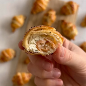 La recette de croissants salés facile, rapide et gourmande pour l'apéro