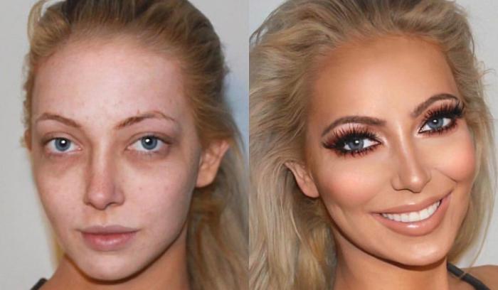 16 avant / après qui montrent le pouvoir du maquillage