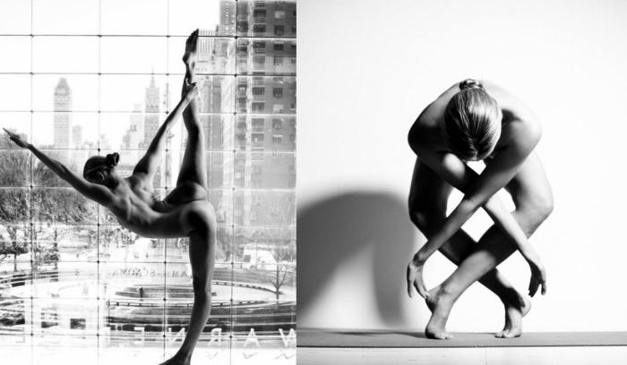 Cette jeune femme poste sur Instagram des postures de yoga qu'elle réalise nue