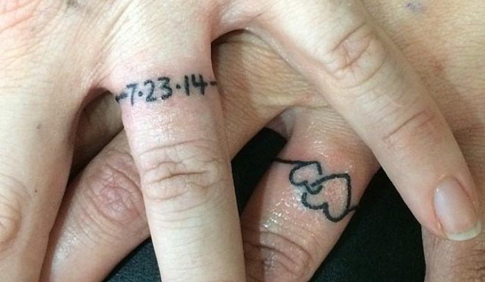 Ces 23 couples ont laissé tomber l'alliance et ont à la place choisi de se faire tatouer | #20