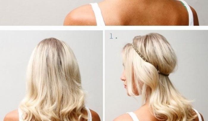 12 jolies idées de coiffures pour cheveux mi-longs | #12