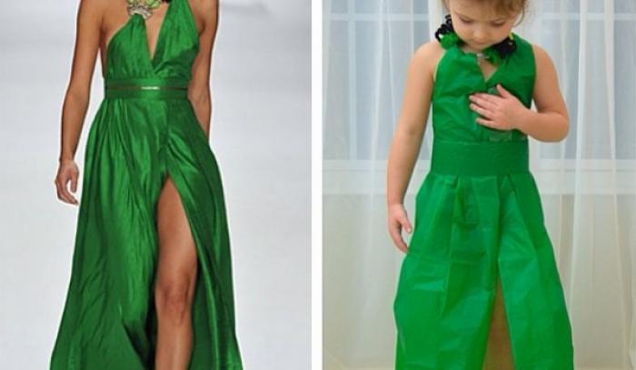 Cette maman créative recrée les robes de star pour sa petite fille avec les moyens du bord, et le résultat est juste WAOUH ! | #9