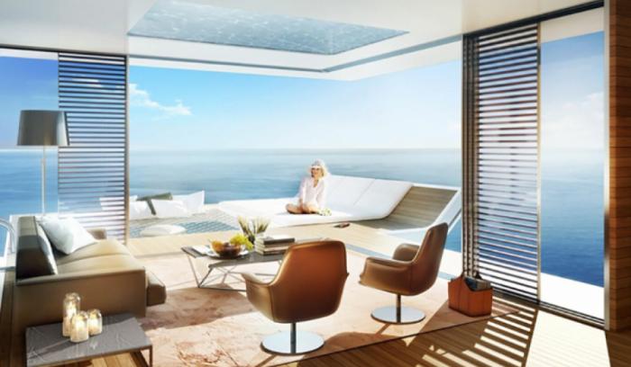 Des appartements flottants spectaculaires avec des chambres sous l'eau à Dubaï | #5