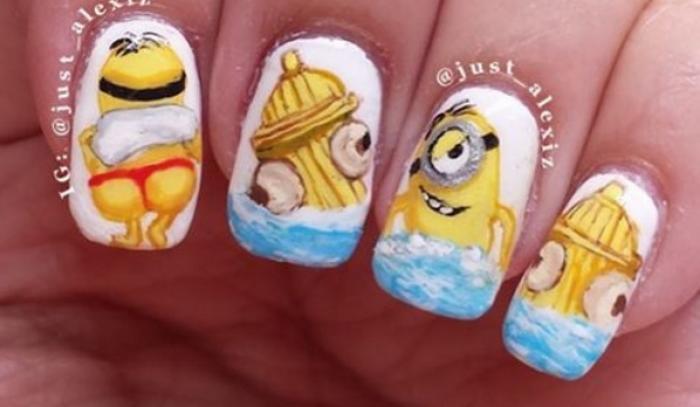 21 nail arts Minions trop mignons ! | #5