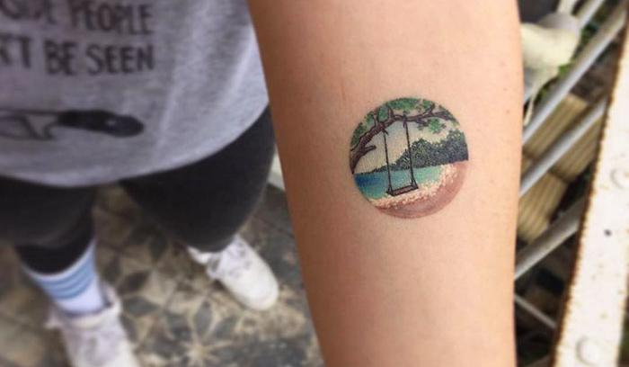Cette artiste réalise de petits tatouages ronds magnifiques | #2