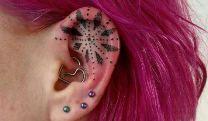 11 tatouages hélix qui vous donneront envie d'un tatouage sur l'oreille | #5