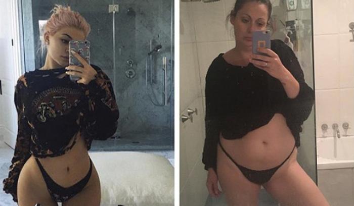 Cette femme pleine d'humour se moque des stars en reproduisant leurs photos Instagram | #13
