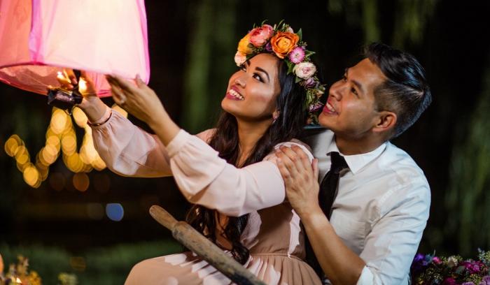 Ce couple a recréé la scène des lanternes de Raiponce, et c'est vraiment trop mignon | #7