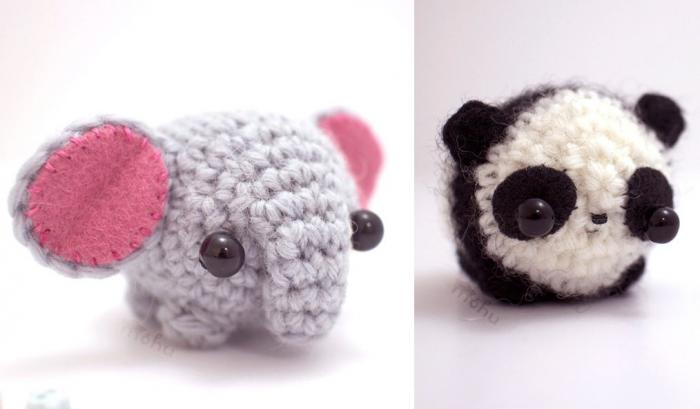 Elle réalise des animaux miniatures en crochet et ils sont vraiment adorables !