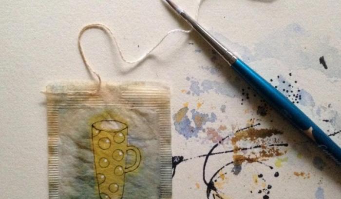 Elle dessine sur des sachets de thé usagés et le résultat est magnifique | #10