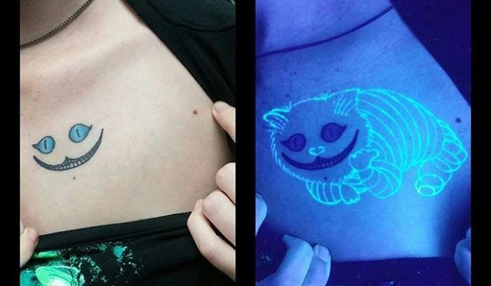 15 idées originales de tatouages à l'encre fluorescente | #2