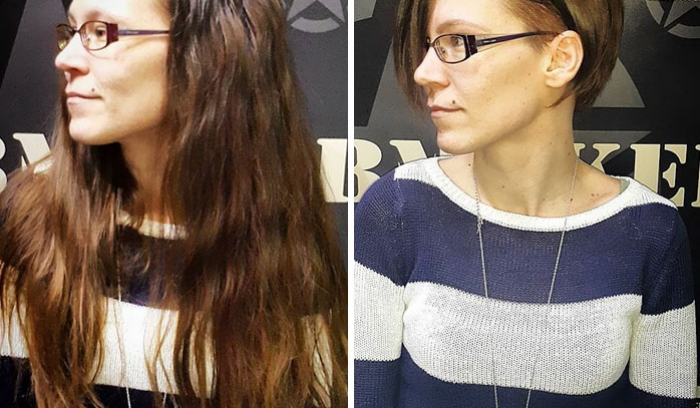 17 transformations capillaires extrêmes qui vous donneront envie de vous couper les cheveux (ou pas) | #4