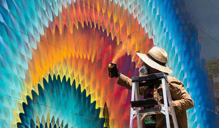 Ce street artiste crée des fresques murales kaléidoscopiques absolument sublimes | #2