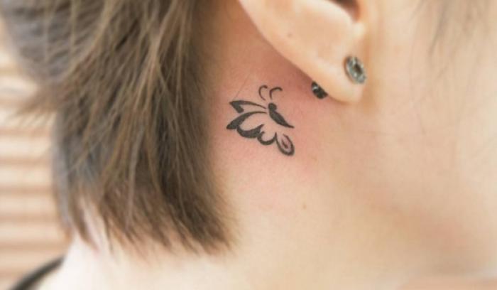 26 idées de tatouages derrière l'oreille | #4
