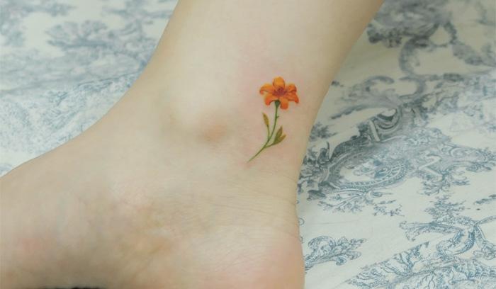 11 tatouages fleuris qui imitent des peintures à l'aquarelle sur la peau | #10