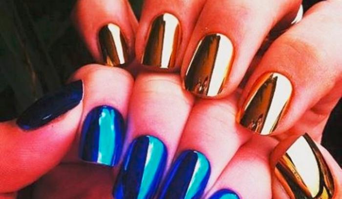 Découvrez la dernière tendance nail art miroir | #18