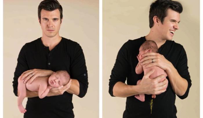 Regardez ces petits accidents rigolos qui rendent ces photos de nouveaux-nés si mignonnes | #13