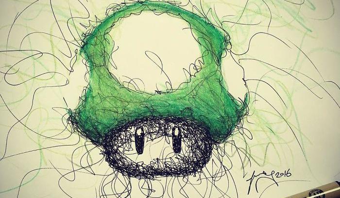 Il transforme ses gribouillages en dessins magnifiques | #9