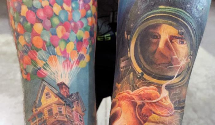 18 tatouages inspirés des dessins animés Pixar | #7