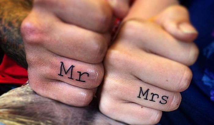 Ces 23 couples ont laissé tomber l'alliance et ont à la place choisi de se faire tatouer | #3