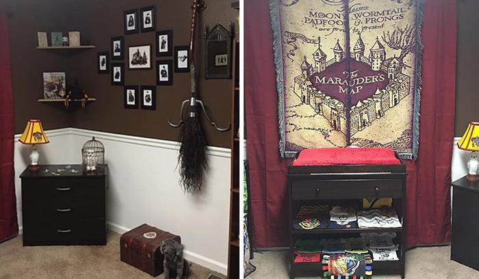 Ces parents ont créé une chambre d'enfant Harry Potter pour leur petit sorcier | #8