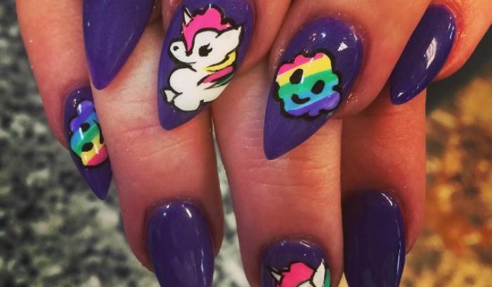 18 nail arts licorne qui nous font revenir quelques années en arrière (et ça fait du bien) | #7