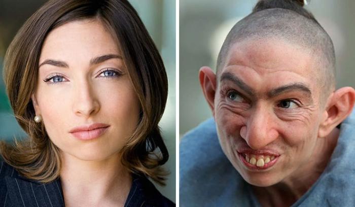 16 photos frappantes d'acteurs avant et après maquillage | #4