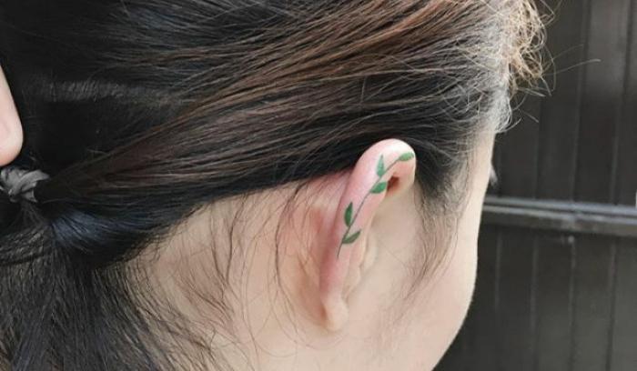 11 tatouages hélix qui vous donneront envie d'un tatouage sur l'oreille | #9