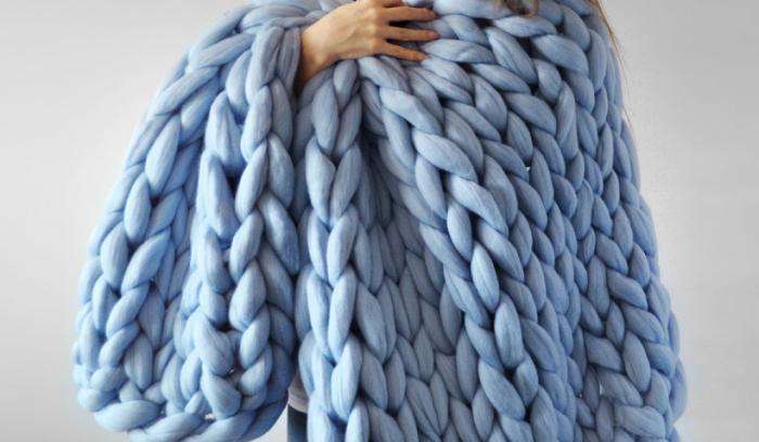 Quand vous aurez vu cette énorme couverture tricotée main, vous n'aurez qu'une envie : vous enrouler dedans ! | #5
