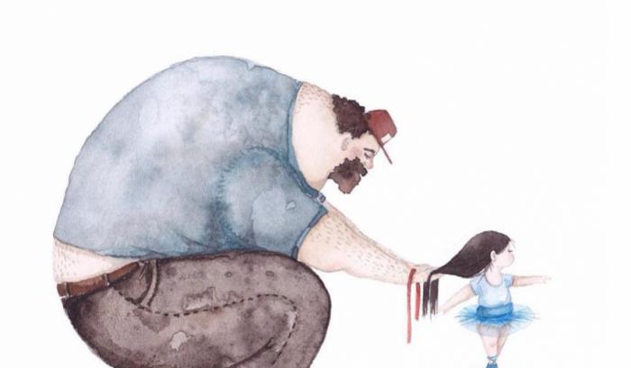 14 illustrations réconfortantes sur l'amour entre les papas et leur fille | #3