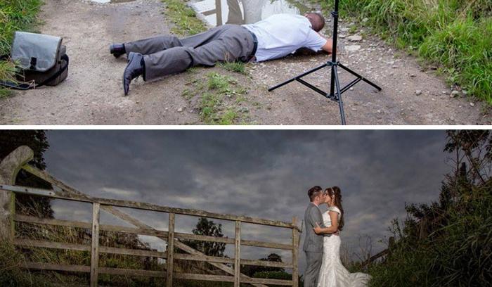 18 photos qui prouvent que les photographes de mariage sont prêts à tout pour prendre une belle photo | #3