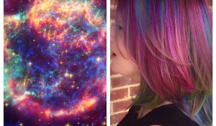La tendance coiffure Galaxy Hair pour des cheveux aux couleurs de l'espace | #17