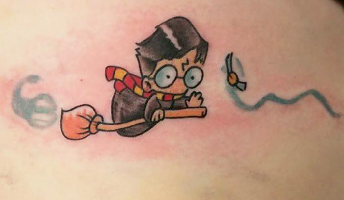 14 tatouages inspirés d'Harry Potter que seuls les plus grands fans comprendront | #8