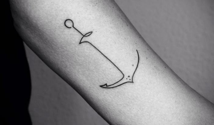 Des tatouages minimalistes réalisés avec un seul trait d'encre | #8