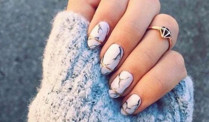 La dernière tendance nail art : les ongles marbrés | #12